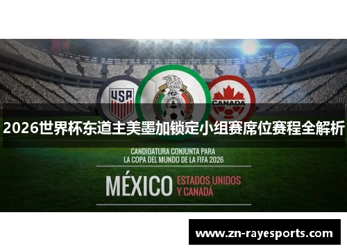 2026世界杯东道主美墨加锁定小组赛席位赛程全解析